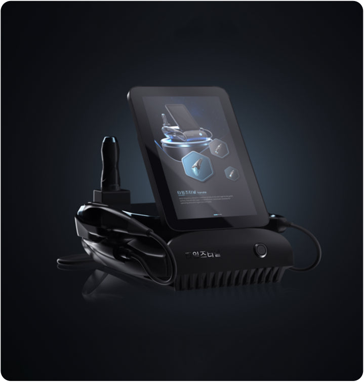 Titanium Ultrasound device shown in the supplied design